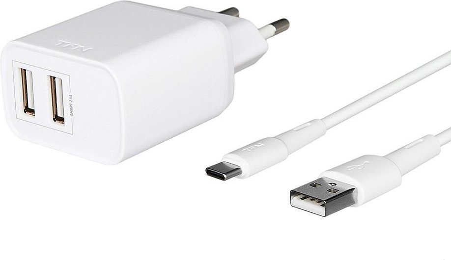 Зарядное устройство TFN TFN-WCRPD12W2U04 белый