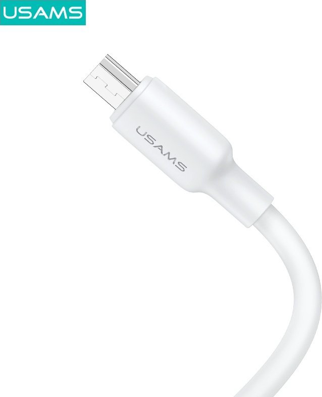 Кабель Usams USB 2.0 (M), micro-USB 2.0 (M) белый купить,NaN