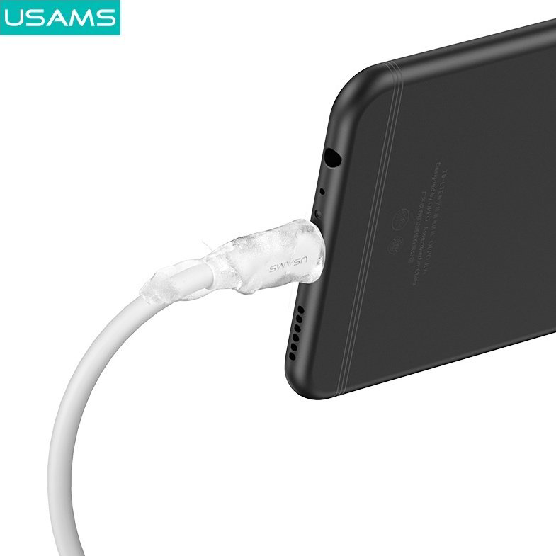 Кабель Usams USB 2.0 (M), micro-USB 2.0 (M) белый купить,NaN