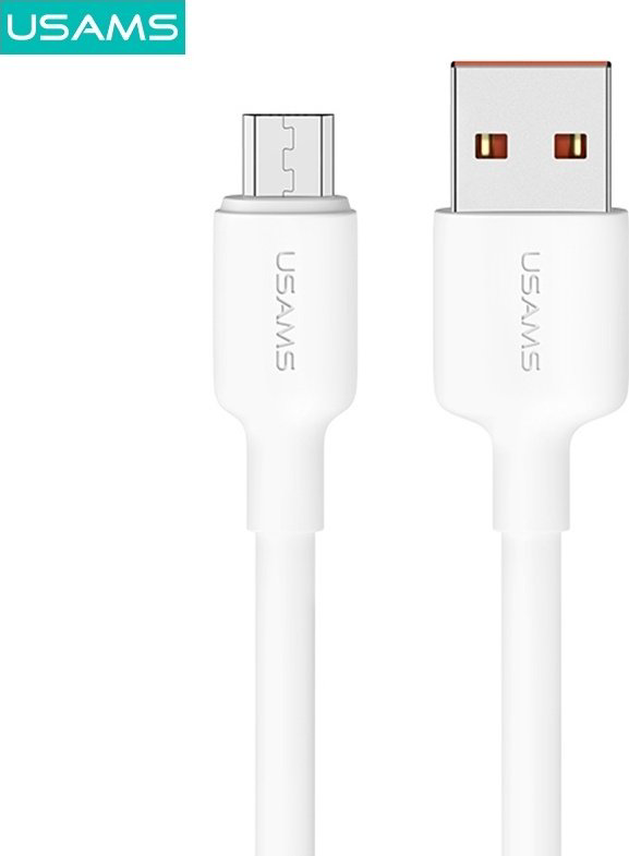 Кабель Usams USB 2.0 (M), micro-USB 2.0 (M) белый купить,NaN