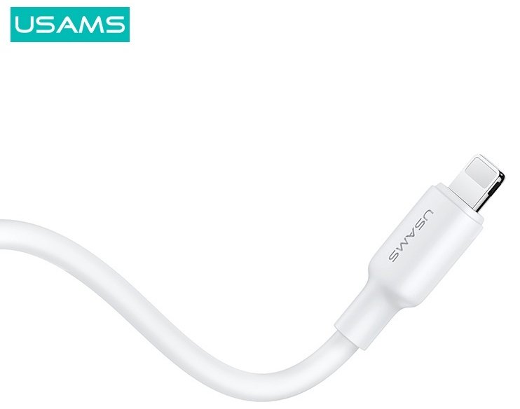 Кабель Usams Lightning (M), USB TypeC (M) белый купить,0