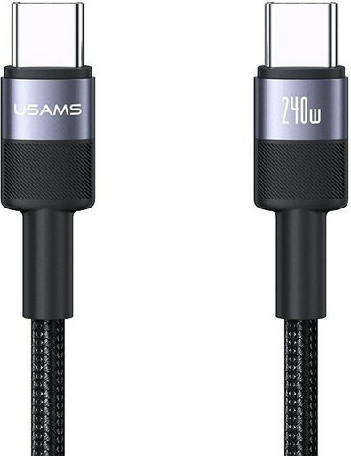 Кабель Usams USB TypeC (M) черный