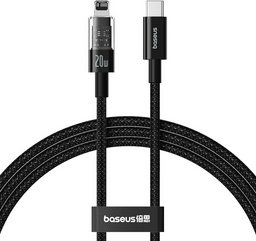 Кабель Baseus USB TypeC (M), Lightning (M) черный