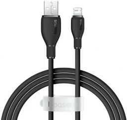 Кабель Baseus USB 2.0 (M), Lightning (M) черный