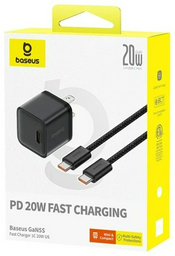 Зарядное устройство Baseus P10162501113-02 USB Type-C черный