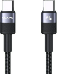 Кабель Usams USB TypeC (M) черный