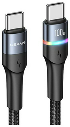 Кабель Usams USB TypeC (M) черный