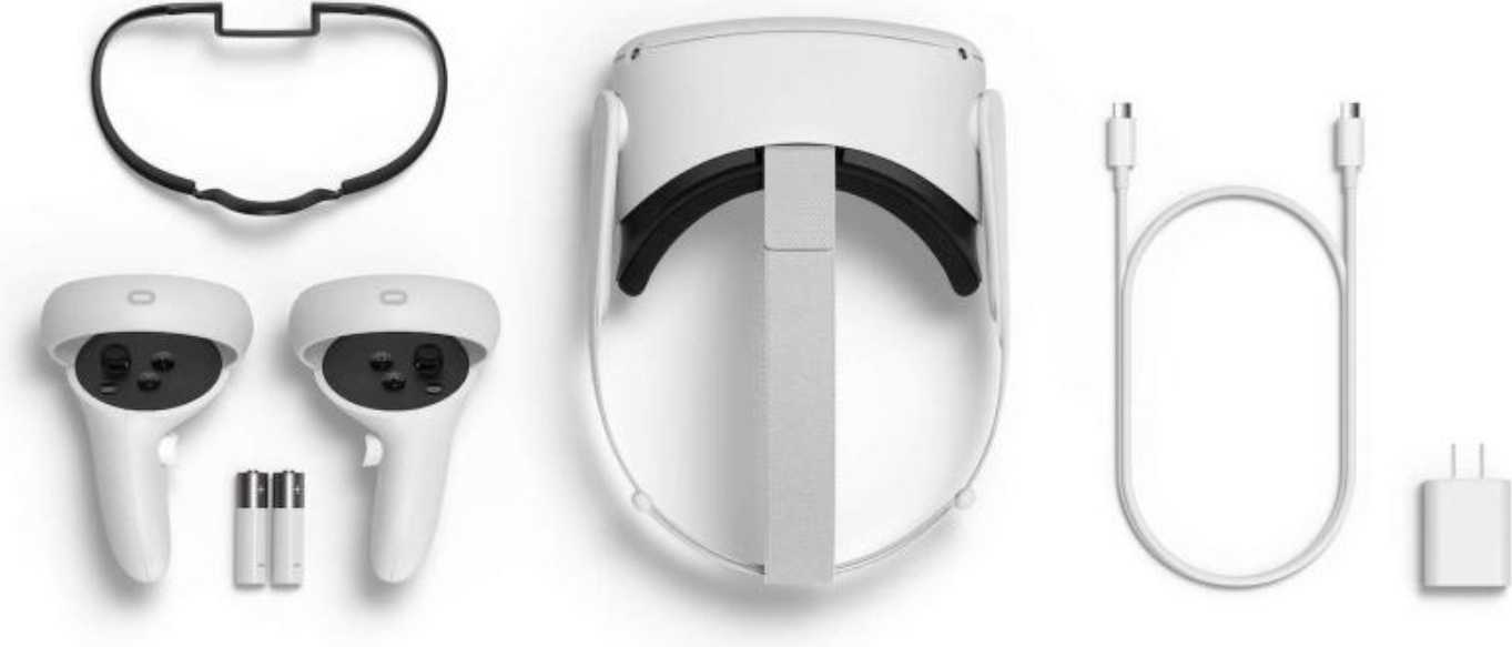 Очки виртуальной реальности Oculus Meta Quest 2 5616 256 Gb White купить,0