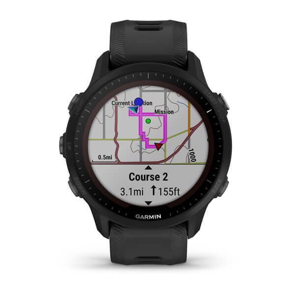 Спортивные часы Forerunner 955 Solar 010-02638-20 черные
