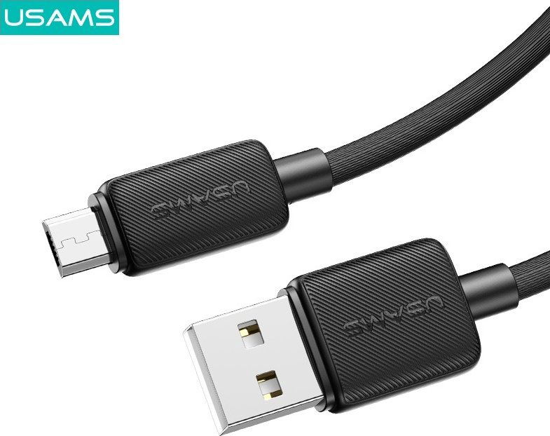 Кабель Usams USB 3.0 (M), micro-USB 3.0 (M) черный купить,NaN