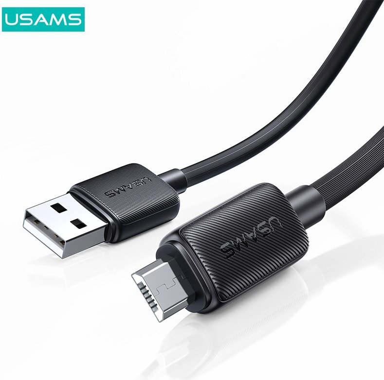 Кабель Usams USB 3.0 (M), micro-USB 3.0 (M) черный купить,NaN