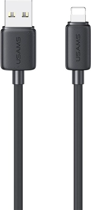 Кабель Usams USB 3.0 (M), Lightning (M) черный купить,NaN