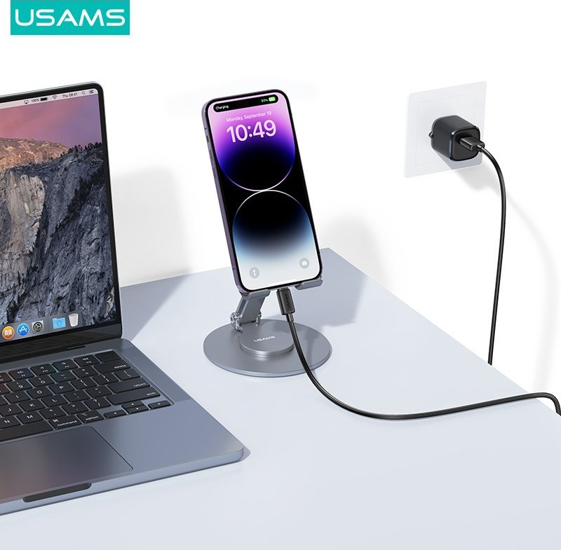 Кабель Usams USB 3.0 (M), Lightning (M) черный купить,NaN