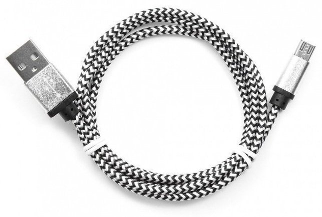 Кабель Cablexpert USB 2.0 (M), micro-USB 2.0 (M) серебристый купить,1090