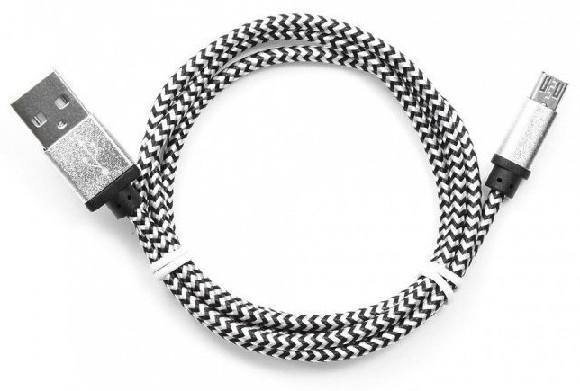 Кабель Cablexpert USB 2.0 (M), micro-USB 2.0 (M) серебристый купить,1090