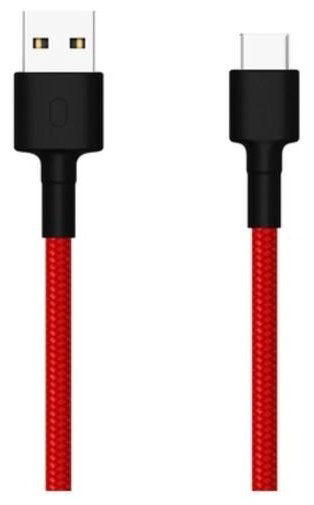 Кабель Xiaomi USB 2.0 (M), USB TypeC (M) красный купить,NaN