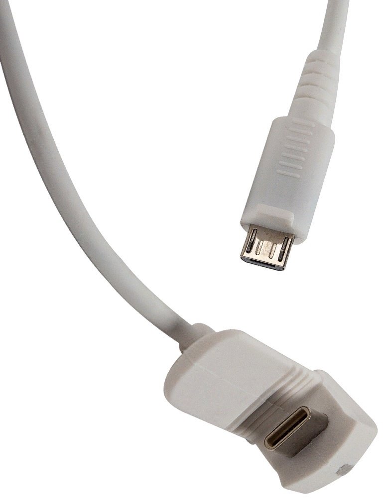 Кабель Eagle USB TypeC (M), micro-USB 2.0 (M) белый купить,NaN