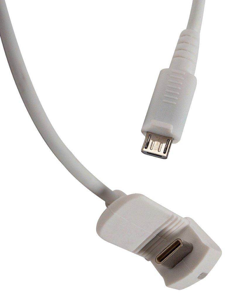 Кабель Eagle USB TypeC (M), micro-USB 2.0 (M) белый купить,NaN