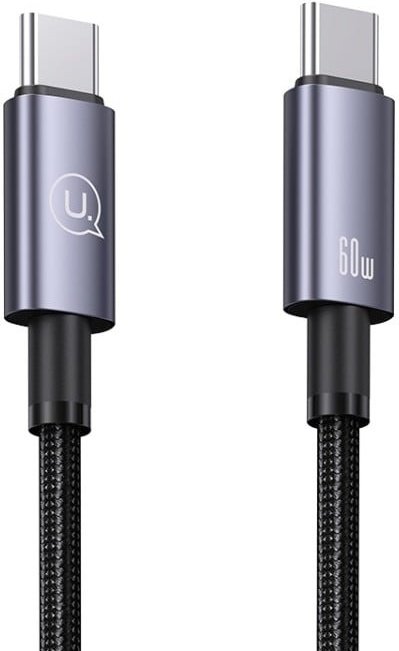 Кабель Usams USB TypeC (M) черный купить,NaN