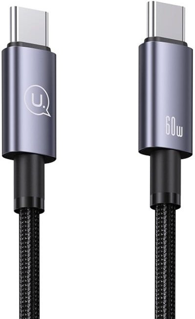 Кабель Usams USB TypeC (M) черный купить,NaN