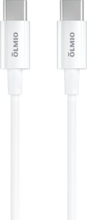 Кабель OLMIO USB TypeC (M) белый купить,NaN