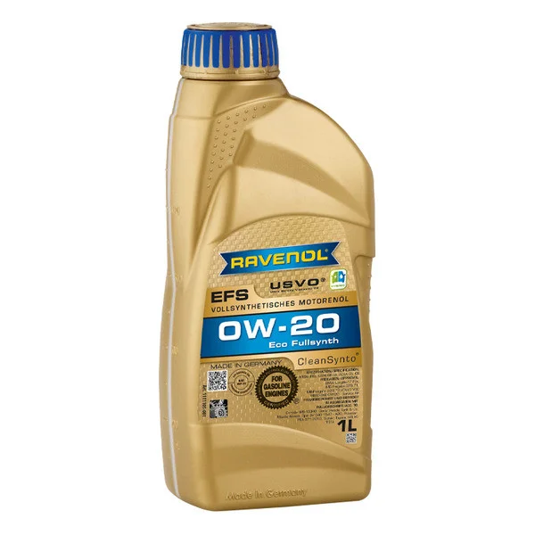 Моторное масло Ravenol EFS 0W20 1L синтетика купить,20615