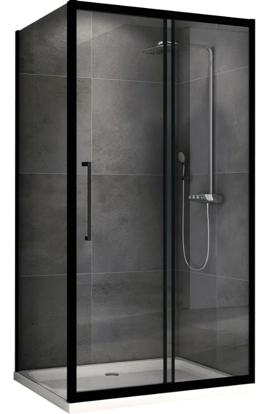 Душевой уголок Abber Schwarzer Diamant AG30170BH-S75B-S75B 170х75х195см купить,668100
