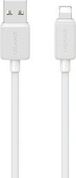 Кабель Usams USB 3.0 (M), Lightning (M) белый