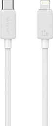 Кабель Usams USB TypeC (M), Lightning (M) белый