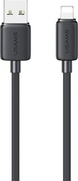 Кабель Usams USB 3.0 (M), Lightning (M) черный