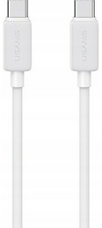 Кабель Usams USB TypeC (M) белый