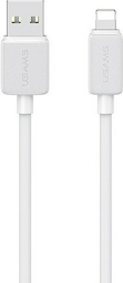 Кабель Usams USB 3.0 (M), Lightning (M) белый