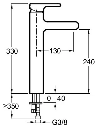 Смеситель Jacob Delafon E10861-CP хром купить,234200