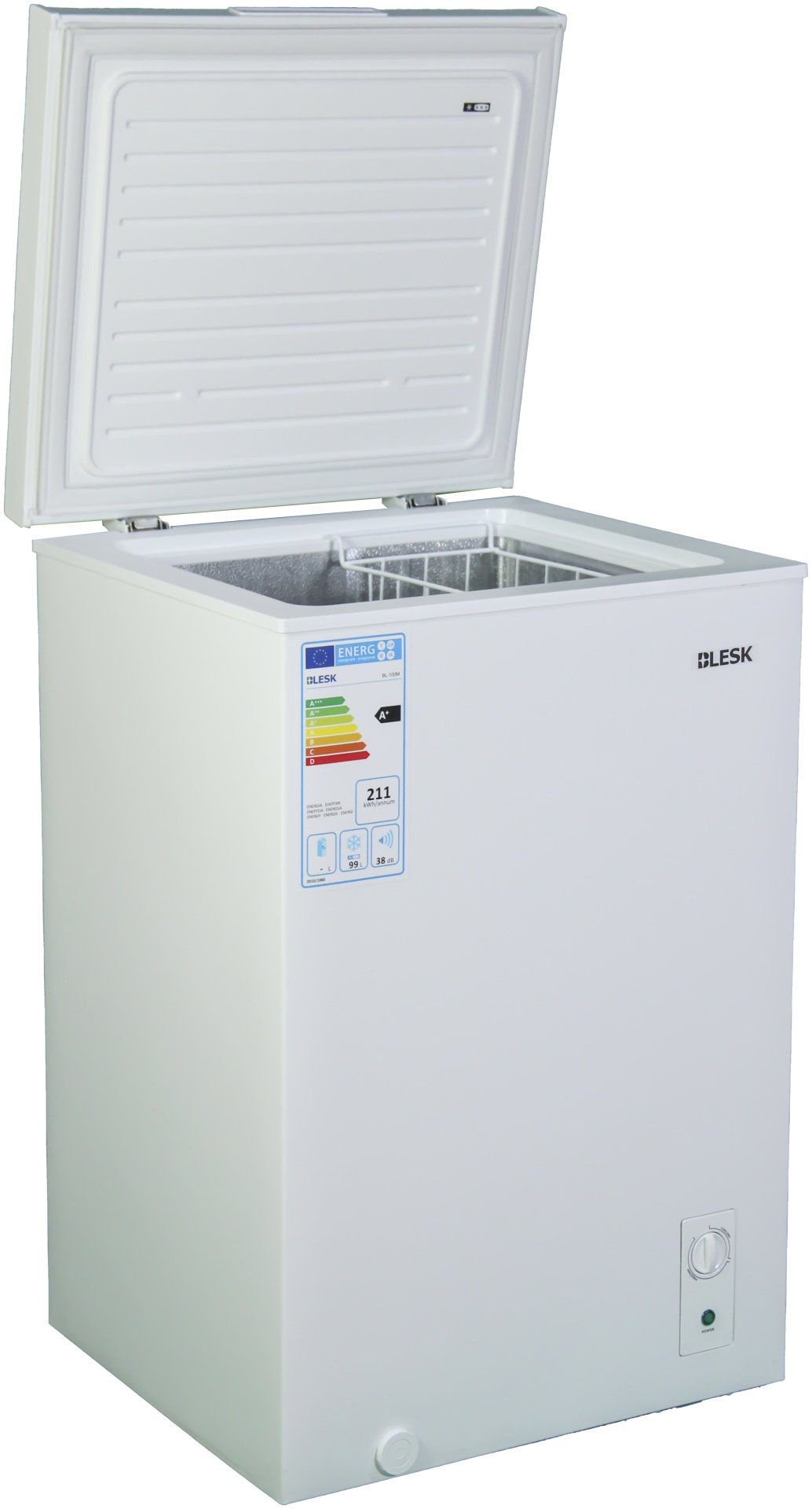 Морозильник Blesk BL-100M 100 л белый