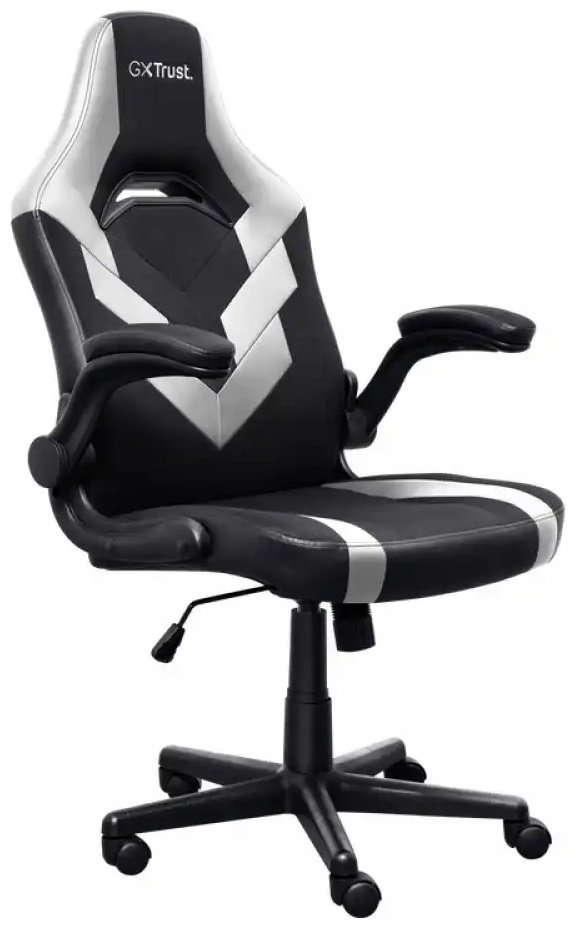 Игровое кресло Trust GXT703W Riye, черный, белый