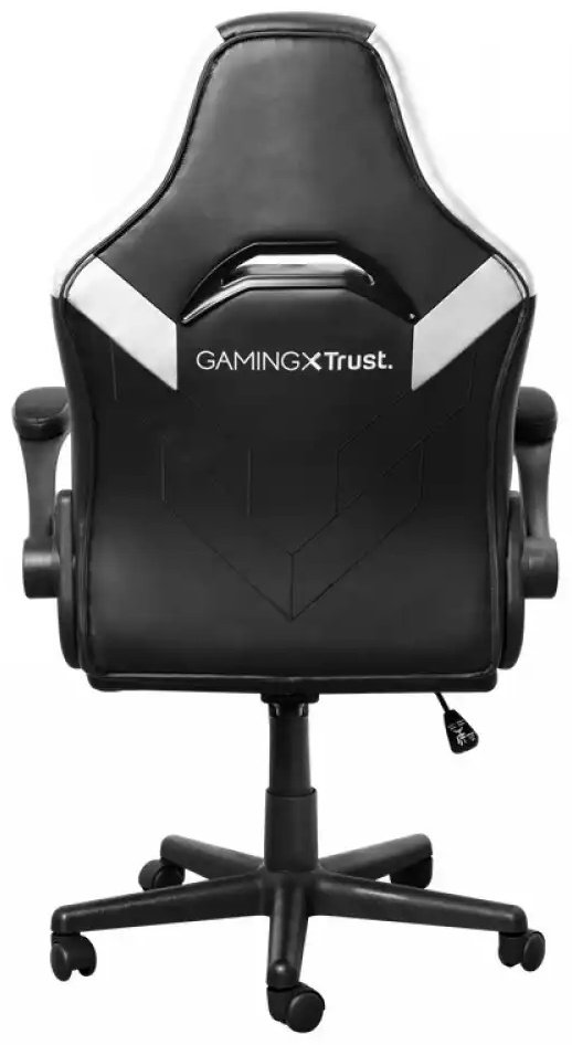 Игровое кресло Trust GXT703W Riye, черный, белый - ForteMarket Игровое кресло Trust GXT703W Riye, черный, белый купить,0