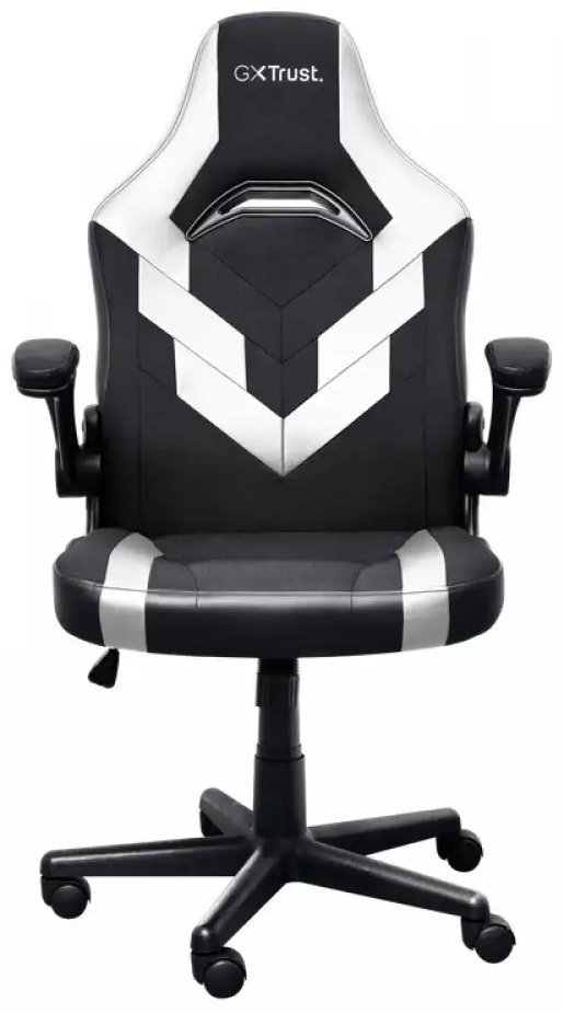 Игровое кресло Trust GXT703W Riye, черный, белый - ForteMarket Игровое кресло Trust GXT703W Riye, черный, белый купить,44990
