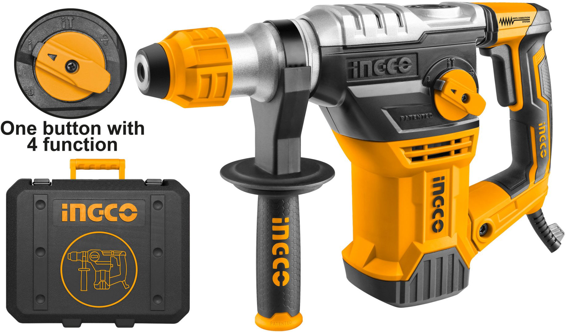 Перфоратор INGCO RH150068 5.5 Дж, SDS-Plus купить,NaN