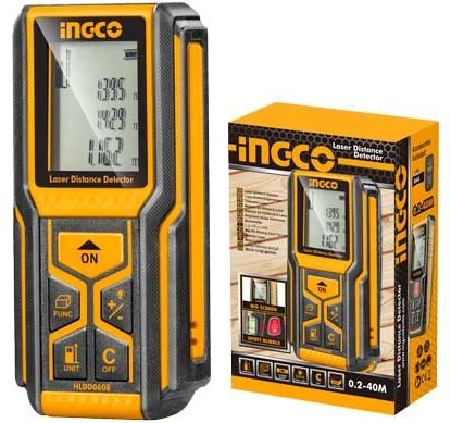 Лазерный дальномер INGCO HLDD0608, дальность до 30 м купить,NaN
