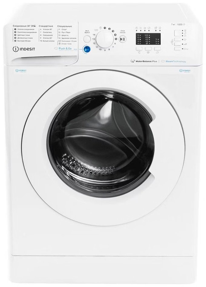 Стиральная машина Indesit BWSA7109WWVRU белый