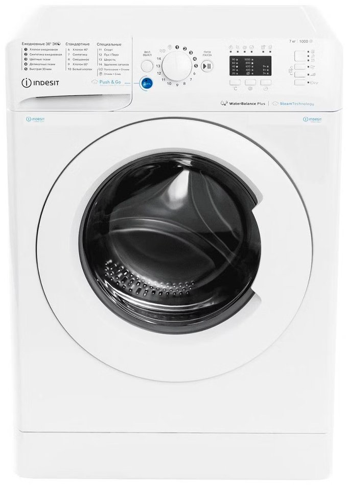 Стиральная машина Indesit BWSA7109WWVRU белый