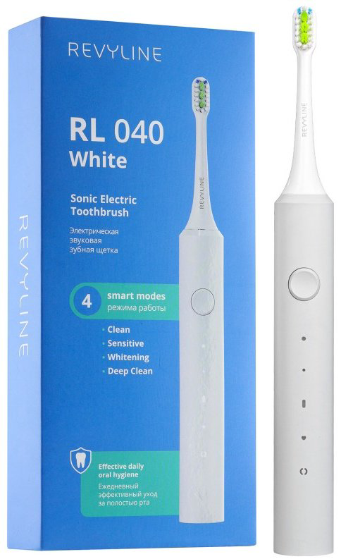 Электрическая щетка Revyline звуковая RL 040 щетина средняя купить,NaN