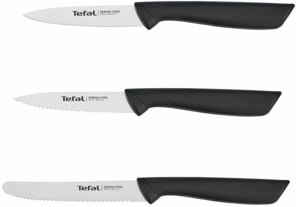 Tefal набор ножей K2733S04, лезвие: нержавеющая сталь 3 шт купить,NaN