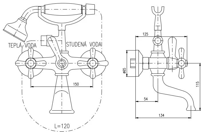 Смеситель Rav Slezak MK359.5/2Z золотистый  купить,364287