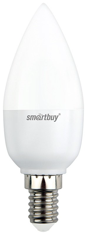 Smartbuy 7W Е14, светодиодная, холодный белый купить,NaN
