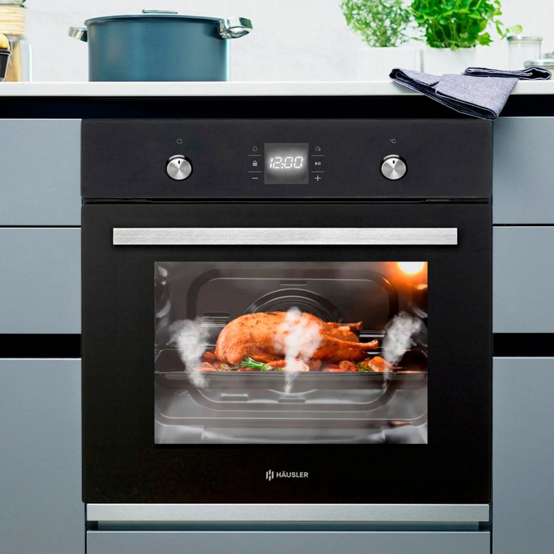 Духовой шкаф HAUSLER HLS-BI61BLG7CGS черный купить,NaN