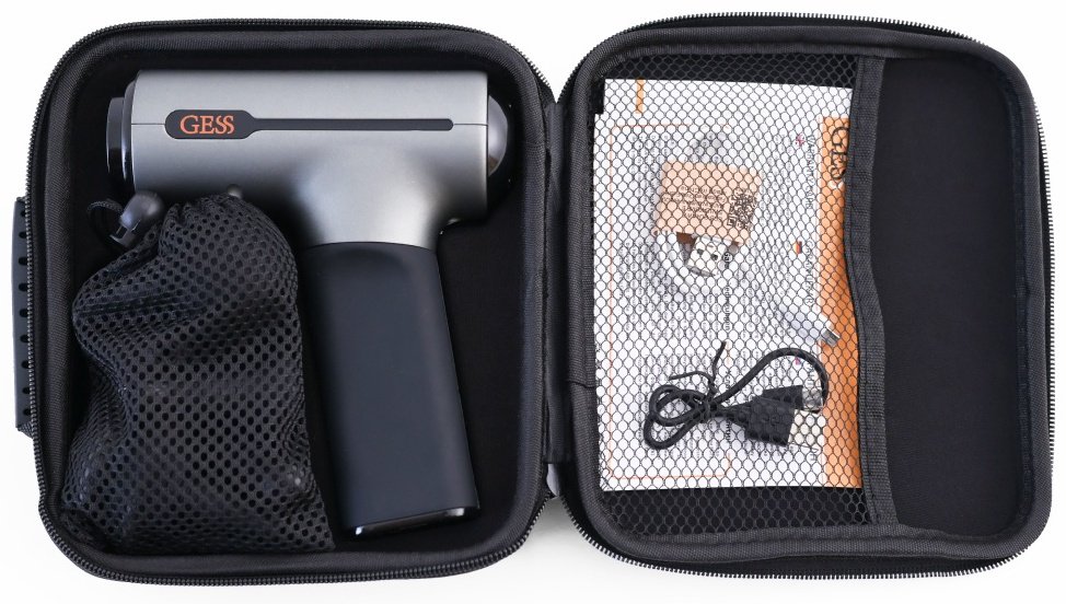Массажер GESS Revolver Plus ручной инфракрасный прогрев, перкуссионный - ForteMarket Массажер GESS Revolver Plus ручной инфракрасный прогрев, перкуссионный купить,0