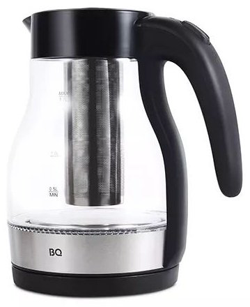 Электрочайник BQ KT2046G черный, серебристый купить,NaN