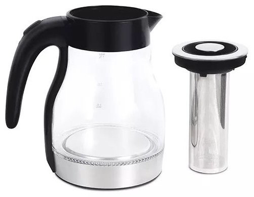 Электрочайник BQ KT2046G черный, серебристый купить,NaN