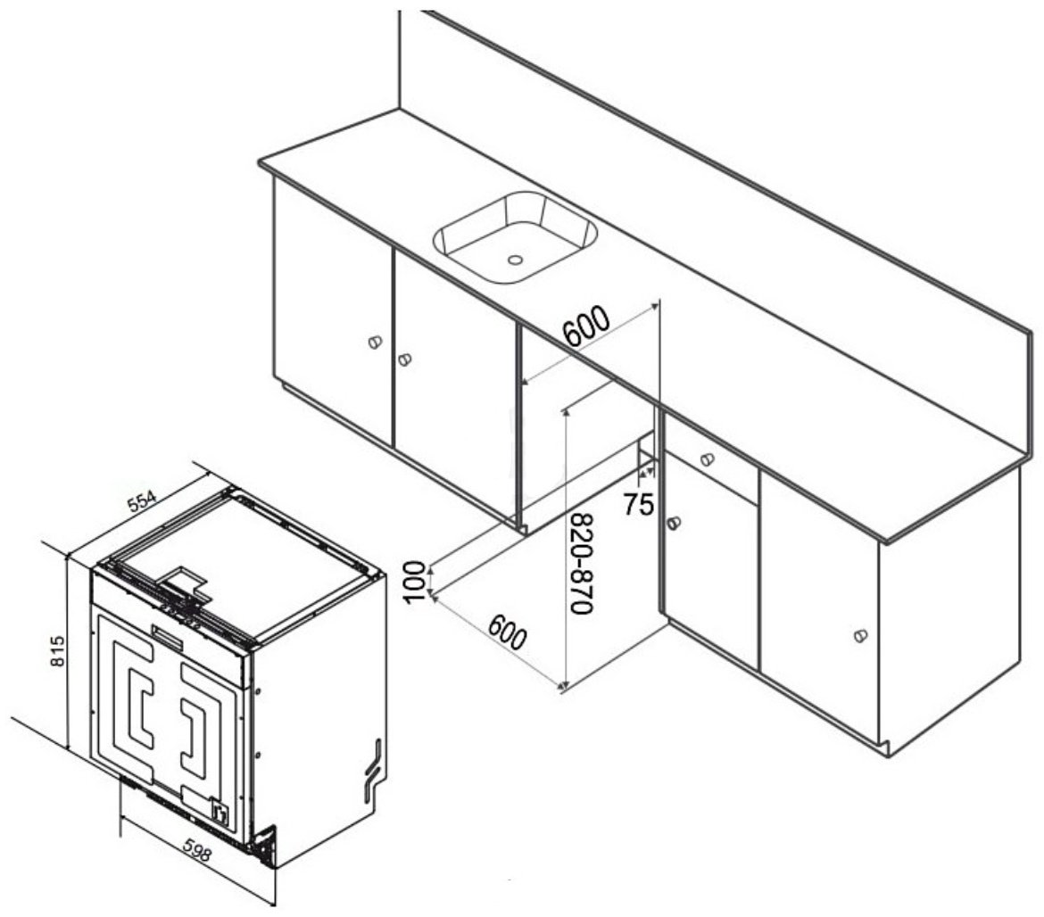 Посудомоечная машина HAUSLER DW14-FBI15P стальной купить,NaN